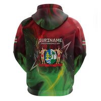 Suriname Independence Day Zip Hoodie Wan Switi Srefidensi Dey - Wonder Print Shop