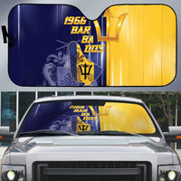 Barbados Independence Day Auto Sun Shade Proud To Be Barbadian - Wonder Print Shop
