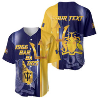 Barbados Independence Day Baseball Jersey Proud To Be Barbadian - Wonder Print Shop