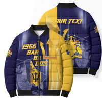 Barbados Independence Day Bomber Puffer Jacket Proud To Be Barbadian - Wonder Print Shop
