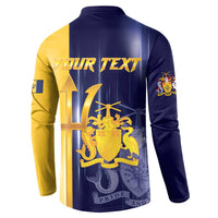 Barbados Independence Day Button Sweatshirt Proud To Be Barbadian - Wonder Print Shop