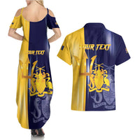 Barbados Independence Day Couples Matching Summer Maxi Dress and Hawaiian Shirt Proud To Be Barbadian - Wonder Print Shop