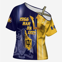 Barbados Independence Day Cross Shoulder Shirt Proud To Be Barbadian - Wonder Print Shop