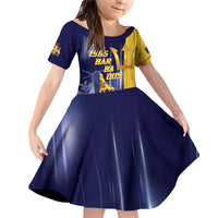 Barbados Independence Day Family Matching Off Shoulder Short Dress and Hawaiian Shirt Proud To Be Barbadian - Wonder Print Shop