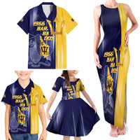 Barbados Independence Day Family Matching Tank Maxi Dress and Hawaiian Shirt Proud To Be Barbadian - Wonder Print Shop