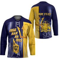 Barbados Independence Day Hockey Jersey Proud To Be Barbadian - Wonder Print Shop