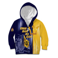 Barbados Independence Day Kid Hoodie Proud To Be Barbadian - Wonder Print Shop