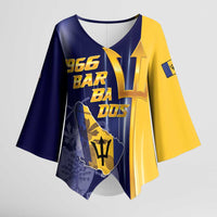 Barbados Independence Day Kimono Sleeve Blouse Proud To Be Barbadian - Wonder Print Shop