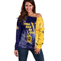 Barbados Independence Day Off Shoulder Sweater Proud To Be Barbadian - Wonder Print Shop