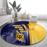 Barbados Independence Day Round Carpet Proud To Be Barbadian - Wonder Print Shop