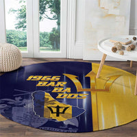 Barbados Independence Day Round Carpet Proud To Be Barbadian - Wonder Print Shop