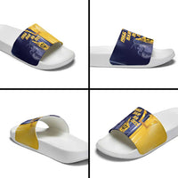 Barbados Independence Day Slide Sandals Proud To Be Barbadian - Wonder Print Shop