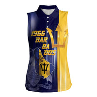Barbados Independence Day Women Sleeveless Polo Shirt Proud To Be Barbadian - Wonder Print Shop