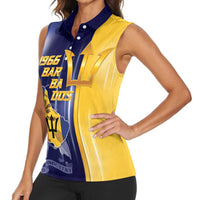Barbados Independence Day Women Sleeveless Polo Shirt Proud To Be Barbadian - Wonder Print Shop