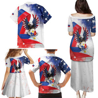 Filipino American History Month Family Matching Puletasi and Hawaiian Shirt Philippines Proud Of My Roots - Wonder Print Shop
