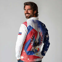 Filipino American History Month Long Sleeve Polo Shirt Philippines Proud Of My Roots - Wonder Print Shop