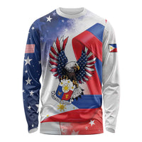 Filipino American History Month Long Sleeve Shirt Philippines Proud Of My Roots - Wonder Print Shop