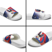 Filipino American History Month Slide Sandals Philippines Proud Of My Roots - Wonder Print Shop