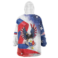 Filipino American History Month Wearable Blanket Hoodie Philippines Proud Of My Roots - Wonder Print Shop