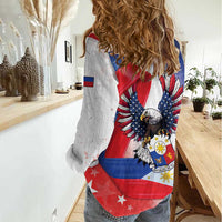 Filipino American History Month Women Casual Shirt Philippines Proud Of My Roots - Wonder Print Shop