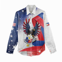 Filipino American History Month Women Casual Shirt Philippines Proud Of My Roots - Wonder Print Shop