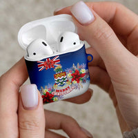 Cayman Islands Christmas AirPods Case Coquette Bow Xmas Vibe - Wonder Print Shop