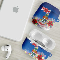 Cayman Islands Christmas AirPods Case Coquette Bow Xmas Vibe - Wonder Print Shop