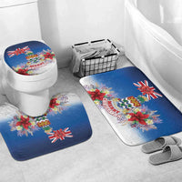 Cayman Islands Christmas Bathroom Set Coquette Bow Xmas Vibe - Wonder Print Shop