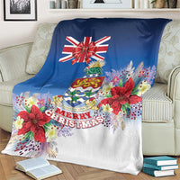 Cayman Islands Christmas Blanket Coquette Bow Xmas Vibe - Wonder Print Shop