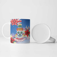 Cayman Islands Christmas Ceramic Mug Coquette Bow Xmas Vibe - Wonder Print Shop