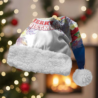 Cayman Islands Christmas Santa Hat Coquette Bow Xmas Vibe - Wonder Print Shop