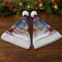 Cayman Islands Christmas Santa Hat Coquette Bow Xmas Vibe - Wonder Print Shop