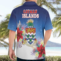 Cayman Islands Christmas Hawaiian Shirt Coquette Bow Xmas Vibe - Wonder Print Shop