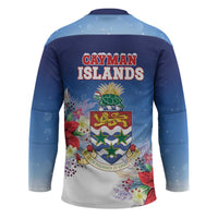 Cayman Islands Christmas Hockey Jersey Coquette Bow Xmas Vibe - Wonder Print Shop
