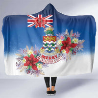 Cayman Islands Christmas Hooded Blanket Coquette Bow Xmas Vibe - Wonder Print Shop