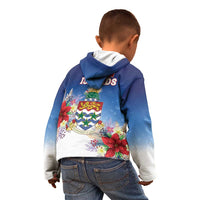 Cayman Islands Christmas Kid Hoodie Coquette Bow Xmas Vibe - Wonder Print Shop