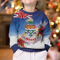 Cayman Islands Christmas Kid Ugly Christmas Sweater Coquette Bow Xmas Vibe - Wonder Print Shop