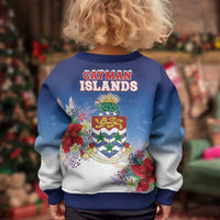 Cayman Islands Christmas Kid Ugly Christmas Sweater Coquette Bow Xmas Vibe - Wonder Print Shop