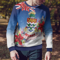 Cayman Islands Christmas Ugly Christmas Sweater Coquette Bow Xmas Vibe - Wonder Print Shop