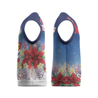 Cayman Islands Christmas Knitted V-Neck Vest Coquette Bow Xmas Vibe - Wonder Print Shop