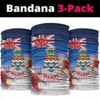 Cayman Islands Christmas Neck Gaiter Coquette Bow Xmas Vibe - Wonder Print Shop