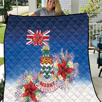 Cayman Islands Christmas Quilt Coquette Bow Xmas Vibe - Wonder Print Shop