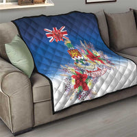 Cayman Islands Christmas Quilt Coquette Bow Xmas Vibe - Wonder Print Shop