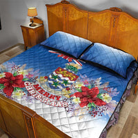Cayman Islands Christmas Quilt Bed Set Coquette Bow Xmas Vibe - Wonder Print Shop