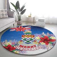 Cayman Islands Christmas Round Carpet Coquette Bow Xmas Vibe - Wonder Print Shop