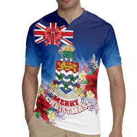 Cayman Islands Christmas Rugby Jersey Coquette Bow Xmas Vibe - Wonder Print Shop