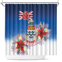Cayman Islands Christmas Shower Curtain Coquette Bow Xmas Vibe - Wonder Print Shop