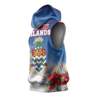Cayman Islands Christmas Sleeveless Hoodie Coquette Bow Xmas Vibe - Wonder Print Shop