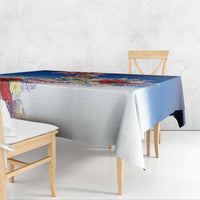 Cayman Islands Christmas Tablecloth Coquette Bow Xmas Vibe - Wonder Print Shop