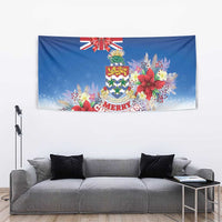 Cayman Islands Christmas Tapestry Coquette Bow Xmas Vibe - Wonder Print Shop